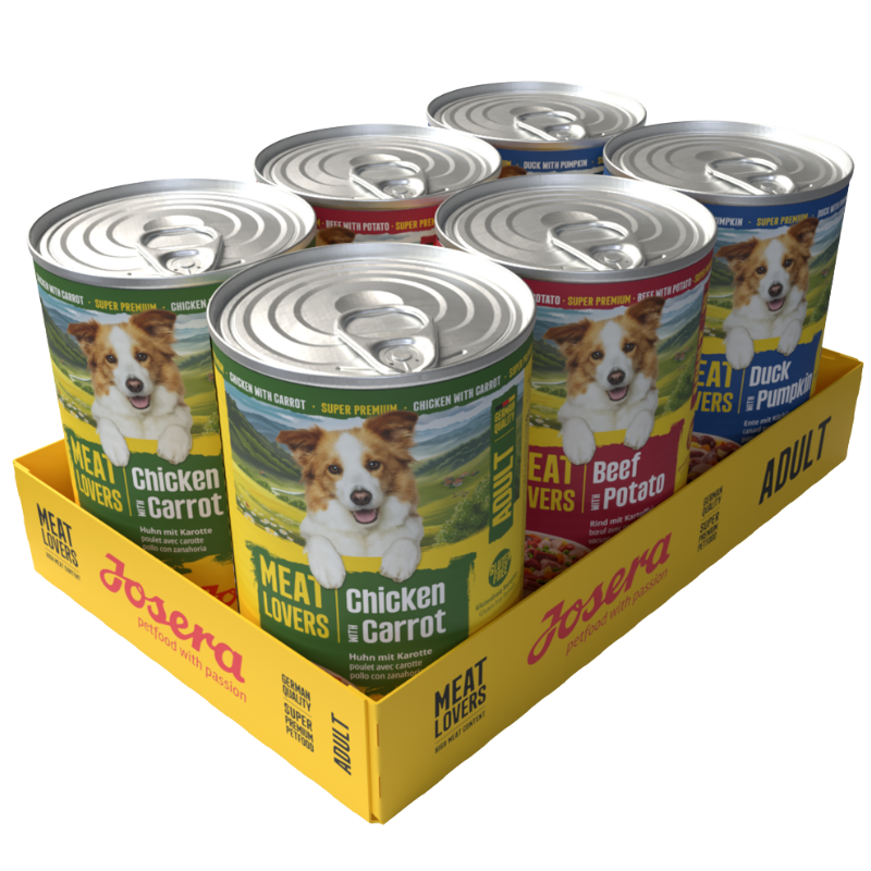 Josera Meat Lovers Adult Menu Multipack 6 x 400 g