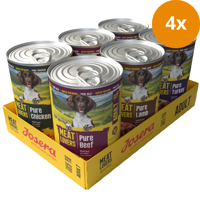 Josera Meat Lovers Adult Pure Multipack 6 x 400 g