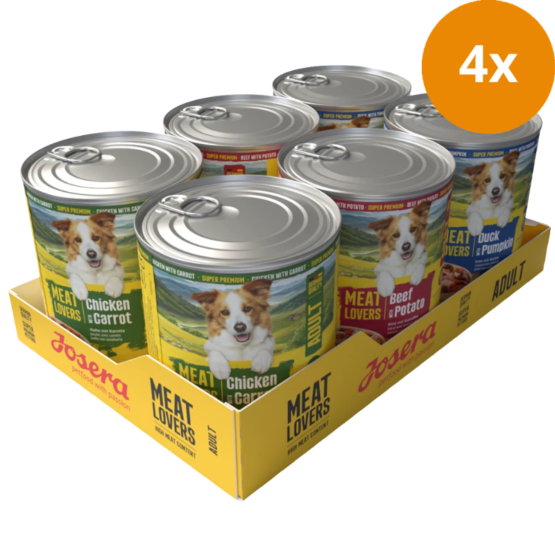 Josera Meat Lovers Adult Menu Multipack 6 x 800 g