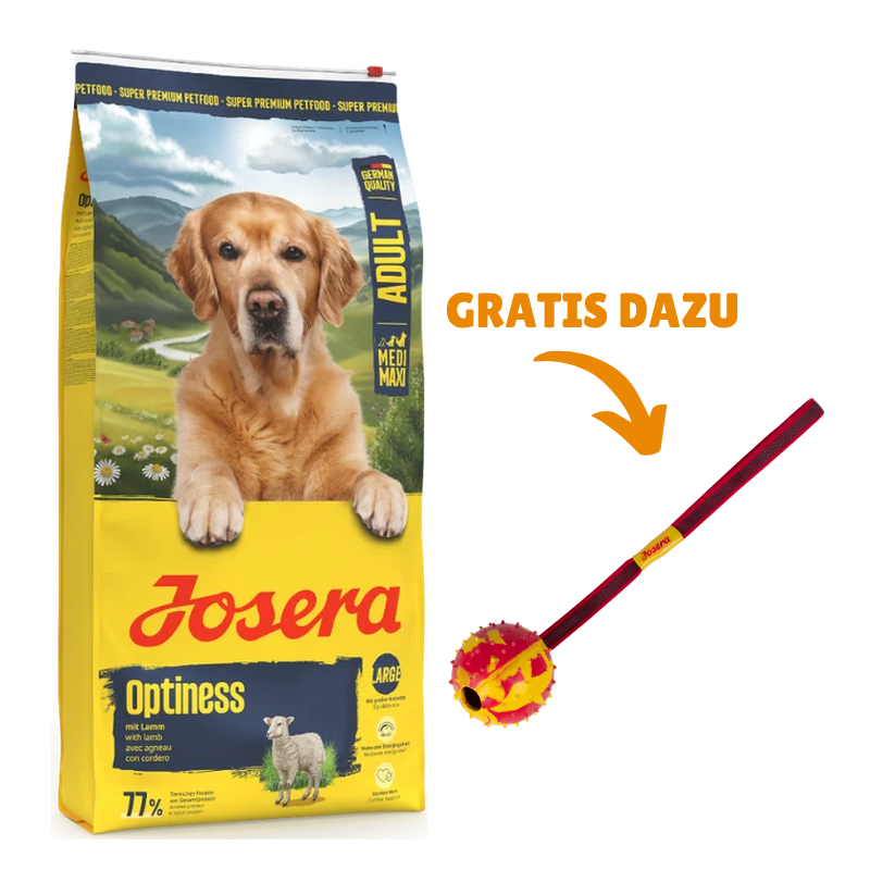 Josera Adult Optiness 12,5 kg + GRATIS Josera Wurfball