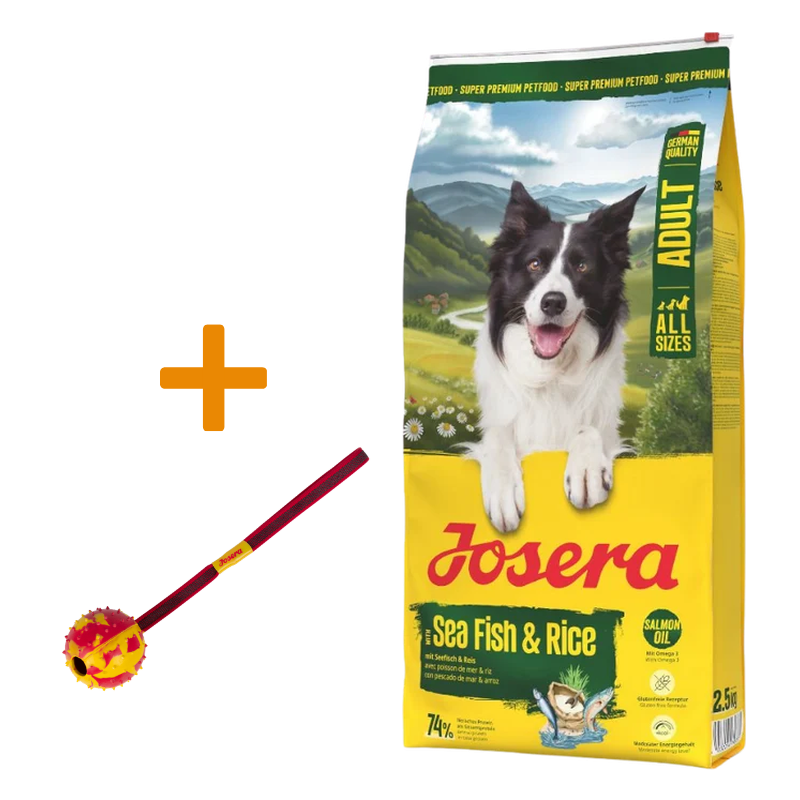 Josera Seefisch & Reis 12,5 kg + GRATIS Josera Wurfball