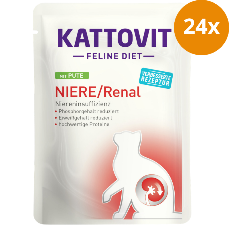 Kattovit PB Feline Diet Niere/Renal Pute 85g