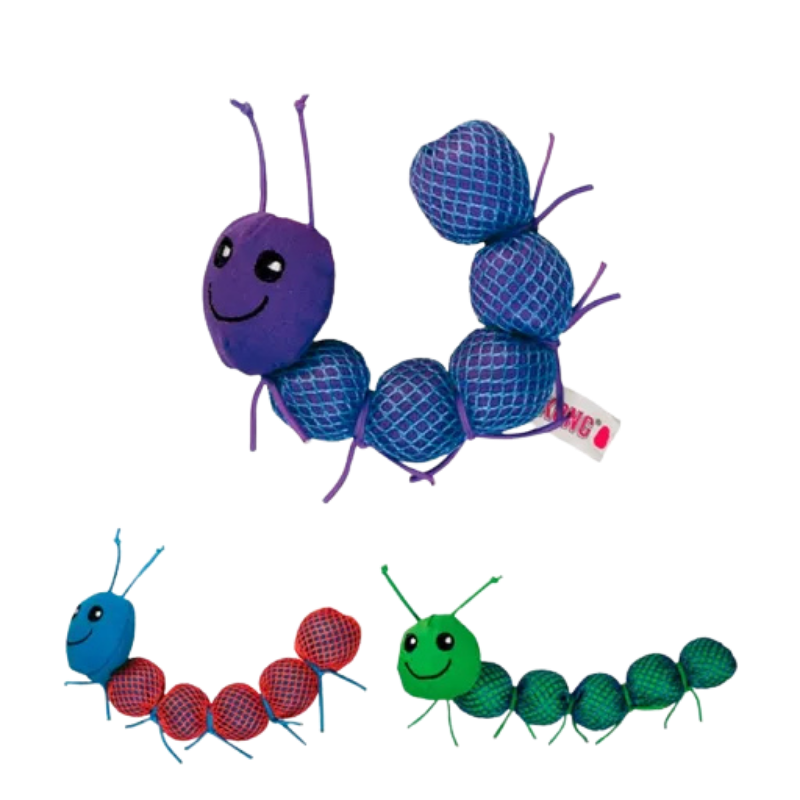 KONG Cat Nibble Critter Catnipillar