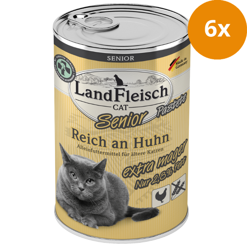 LandFleisch Cat Senior Huhn extra mager 400 g