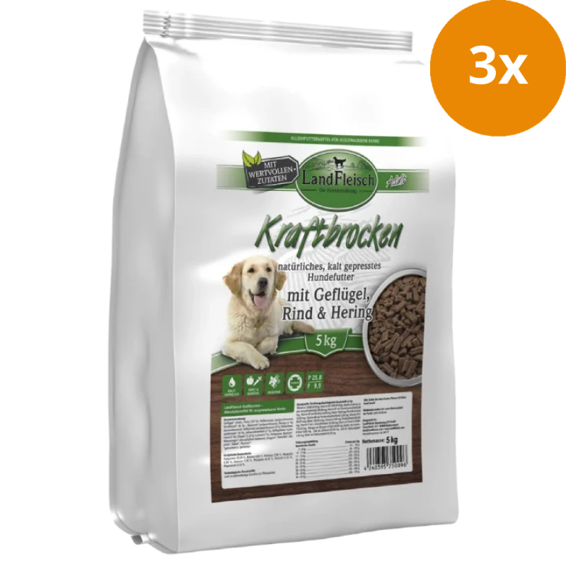 LandFleisch Dog Kraftbrocken
