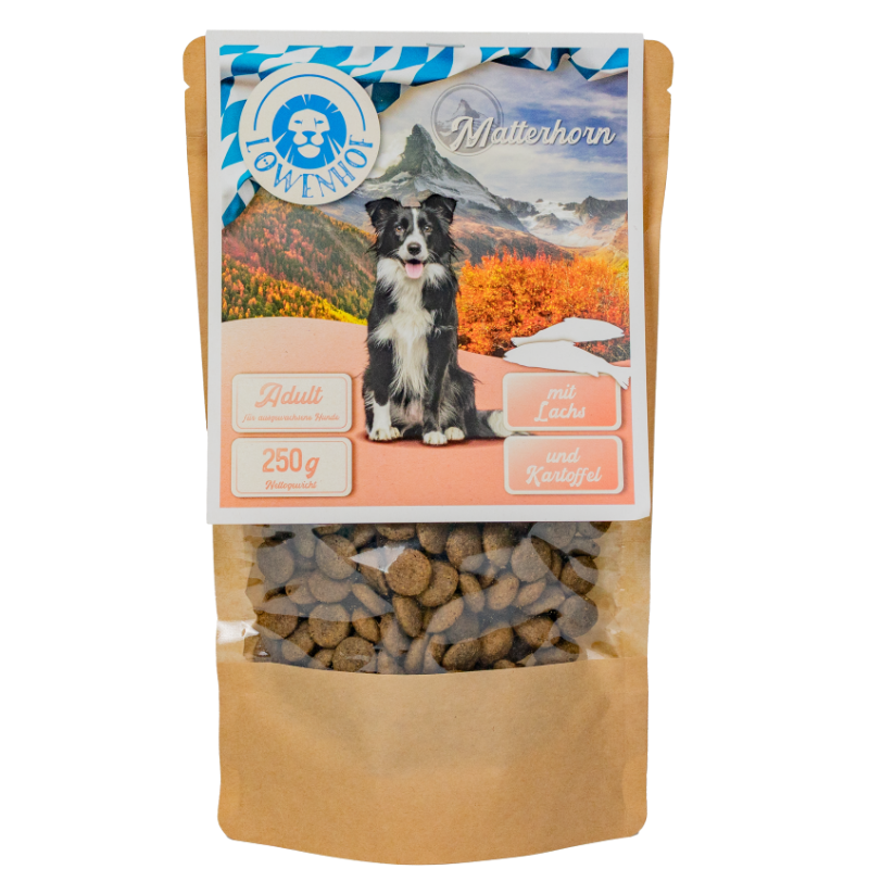 Löwenhof Matterhorn Adult (mit Lachs und Kartoffel)