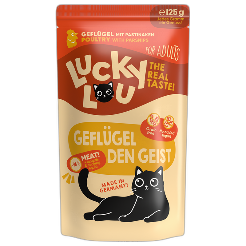 Lucky Lou PB Lifestage Adult Geflügel 125 g