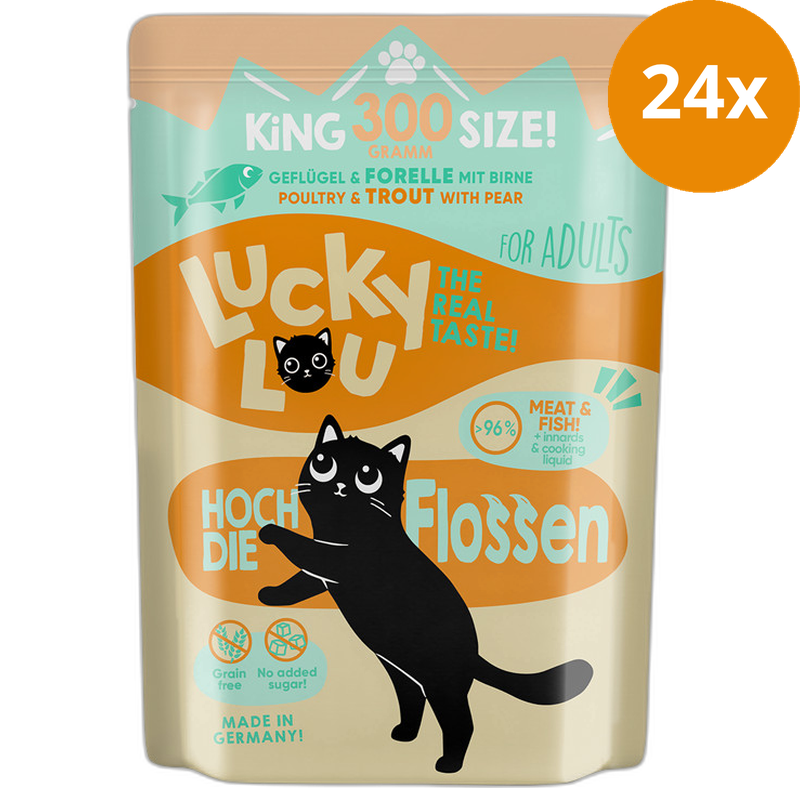 Lucky Lou PB Lifestage Adult Geflügel + Forelle 300 g