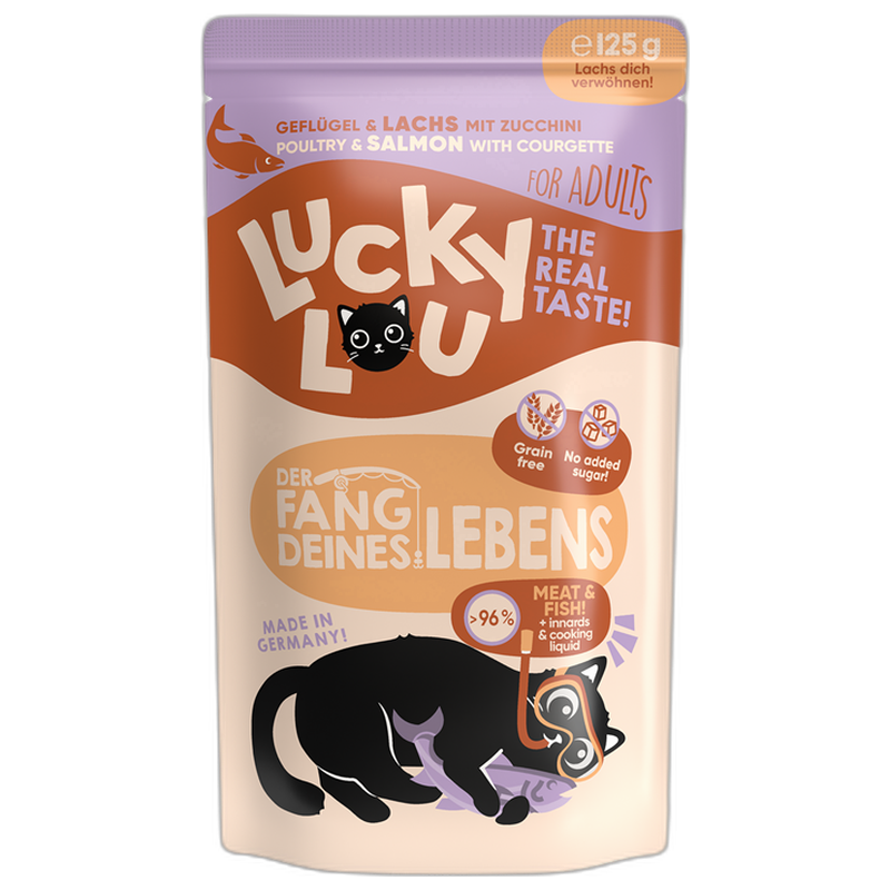 Lucky Lou Lifestage Adult Geflügel & Lachs 125 g
