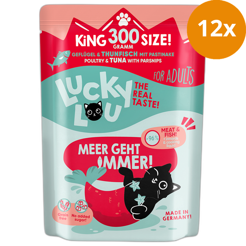 Lucky Lou Lifestage Adult Geflügel & Thunfisch 300 g