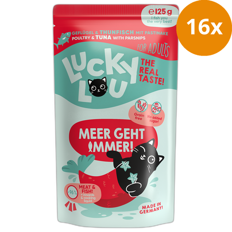 Lucky Lou Lifestage Adult Geflügel & Thunfisch 125 g