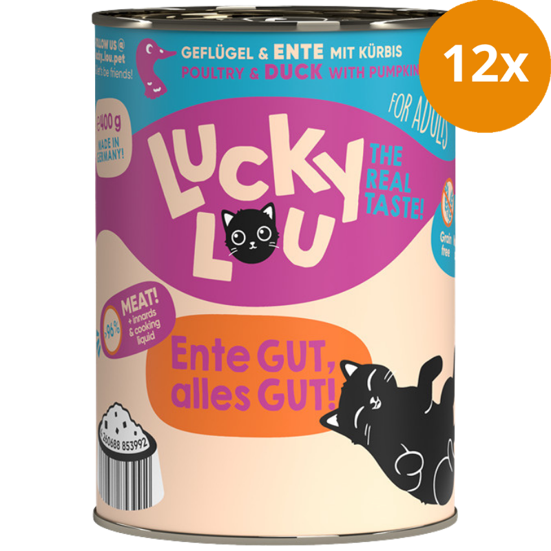 Lucky Lou Dose Lifestage Adult Geflügel + Ente 400 g