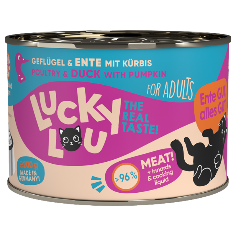 Lucky Lou Dose Lifestage Adult Geflügel + Ente 200 g