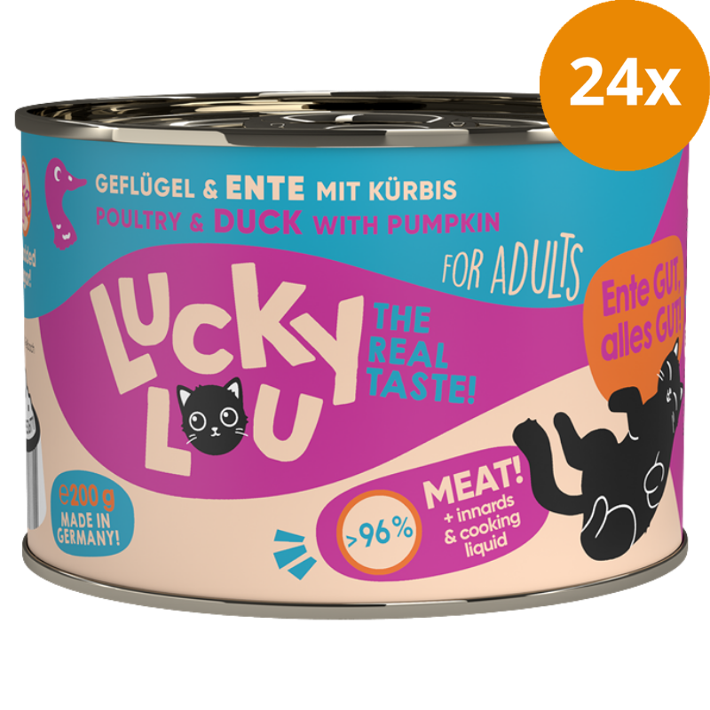 Lucky Lou Dose Lifestage Adult Geflügel + Ente 200 g