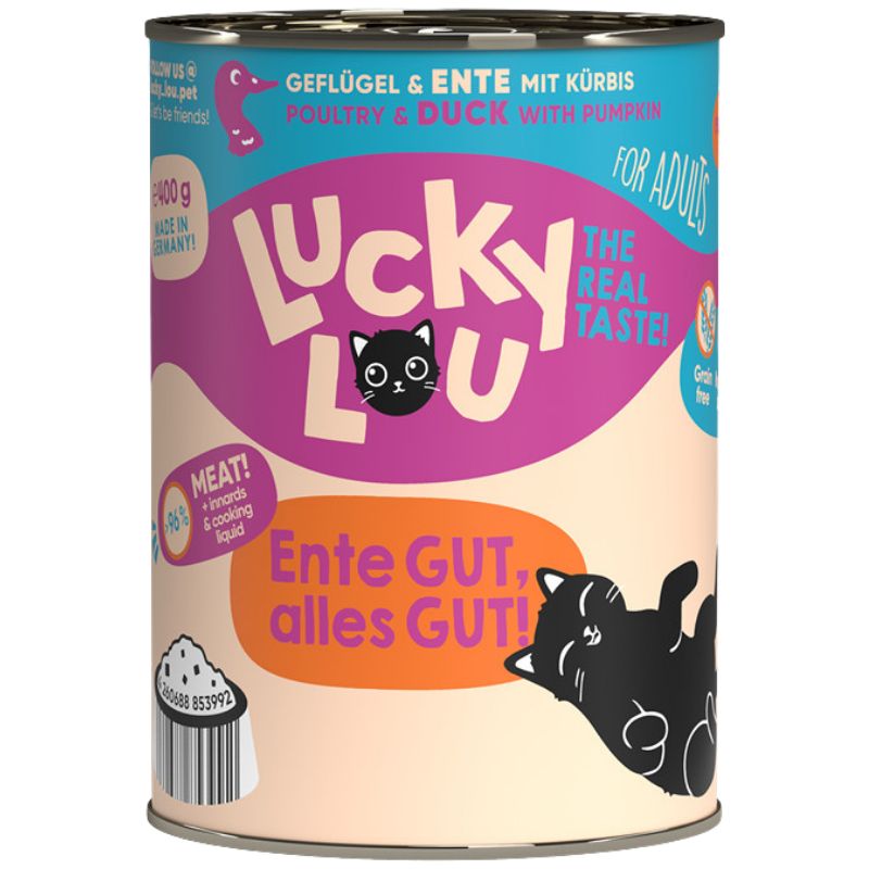 Lucky Lou Dose Lifestage Adult Geflügel + Ente 400 g
