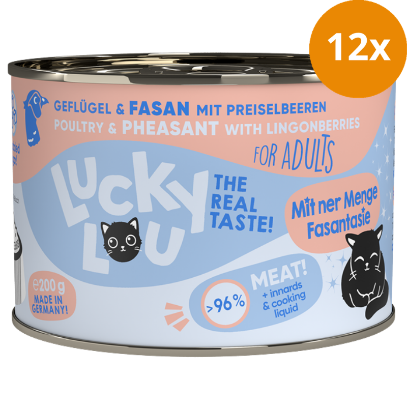 Lucky Lou Dose Lifestage Adult Geflügel + Fasan 200 g