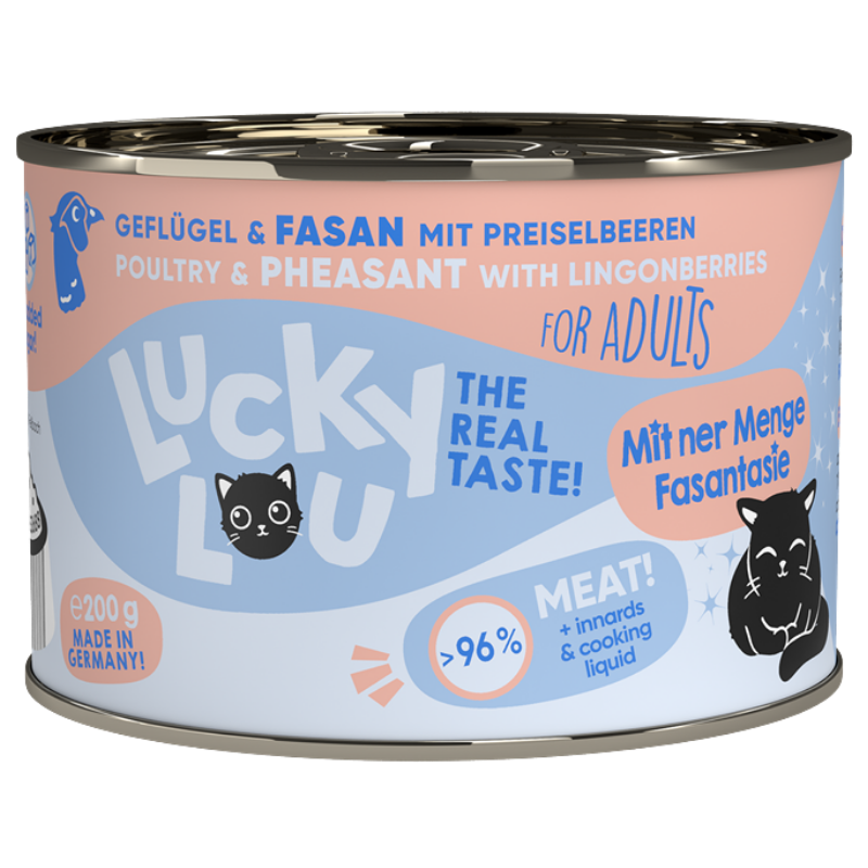Lucky Lou Dose Lifestage Adult Geflügel + Fasan 200 g