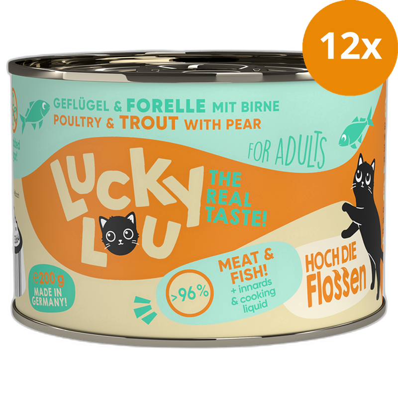 Lucky Lou Dose Lifestage Adult Geflügel + Forelle 200 g