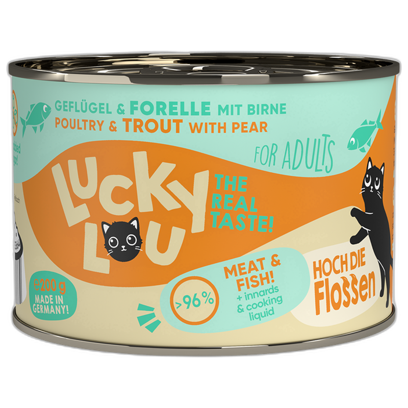 Lucky Lou Dose Lifestage Adult Geflügel + Forelle 200 g