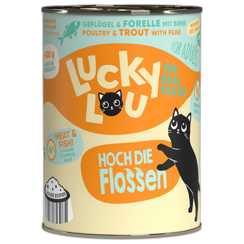 Lucky Lou Dose Lifestage Adult Geflügel + Forelle 400 g