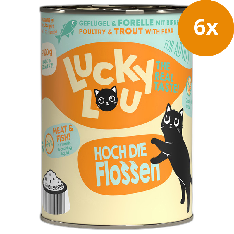 Lucky Lou Dose Lifestage Adult Geflügel + Forelle 400 g