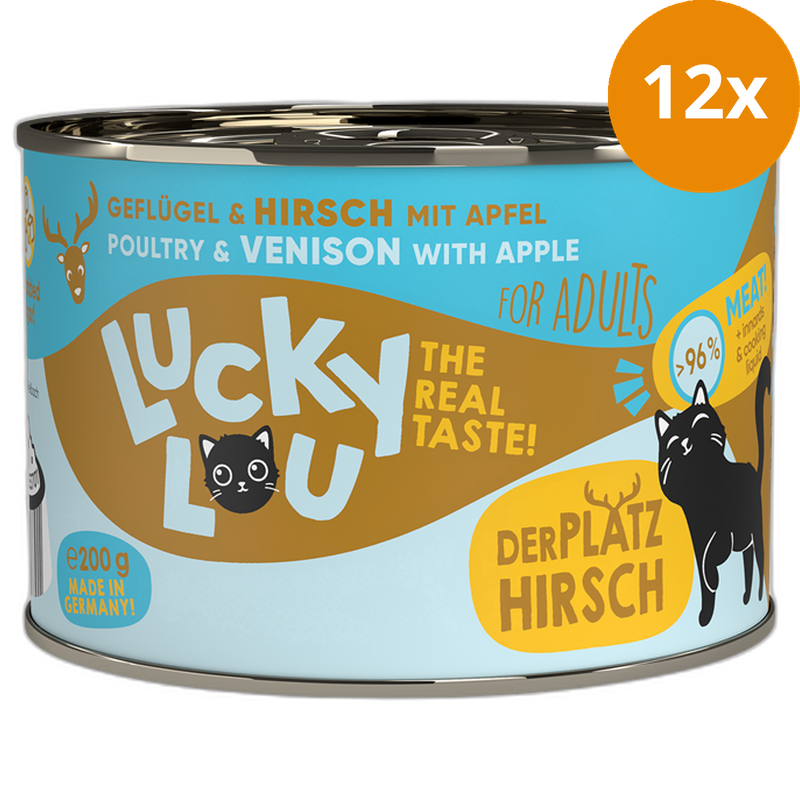 Lucky Lou Dose Lifestage Adult Geflügel + Hirsch 200 g