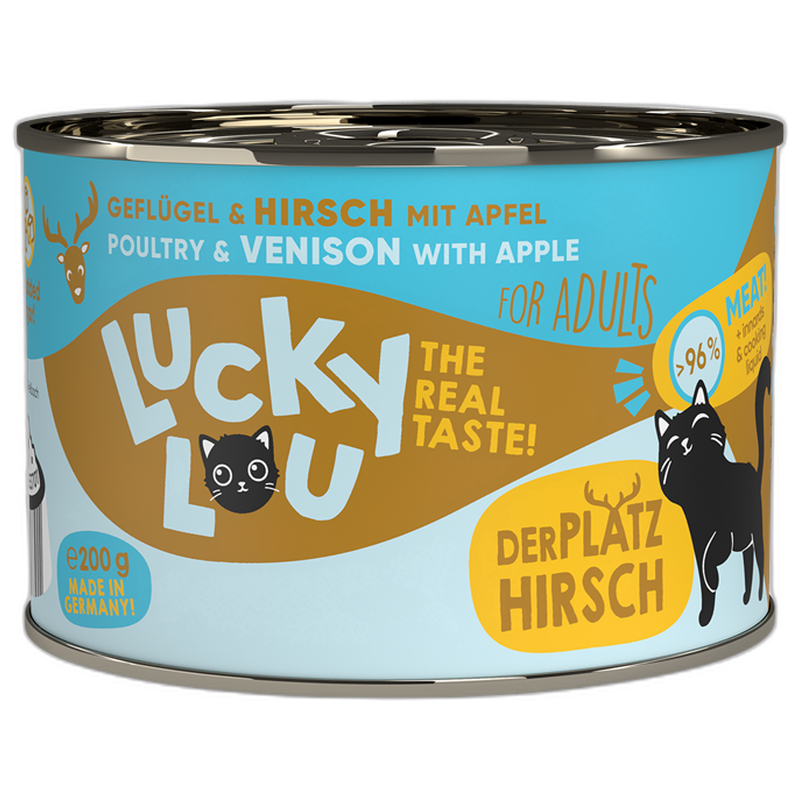 Lucky Lou Dose Lifestage Adult Geflügel + Hirsch 200 g