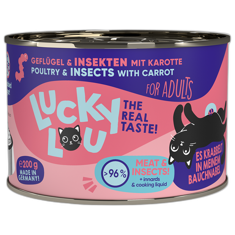 Lucky Lou Dose Lifestage Adult Geflügel + Insekten 200 g