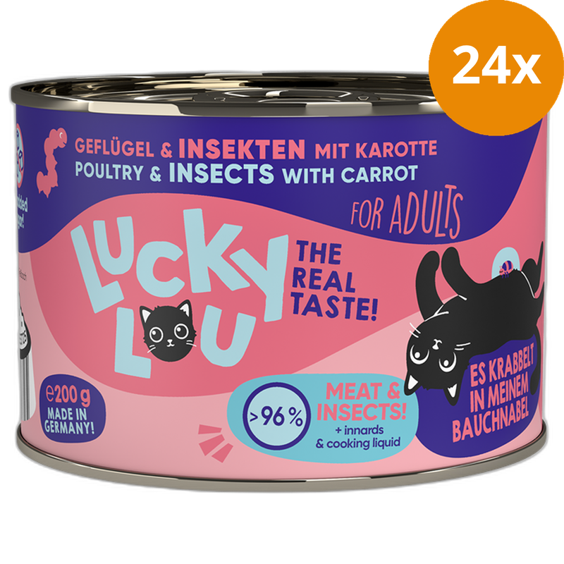 Lucky Lou Dose Lifestage Adult Geflügel + Insekten 200 g