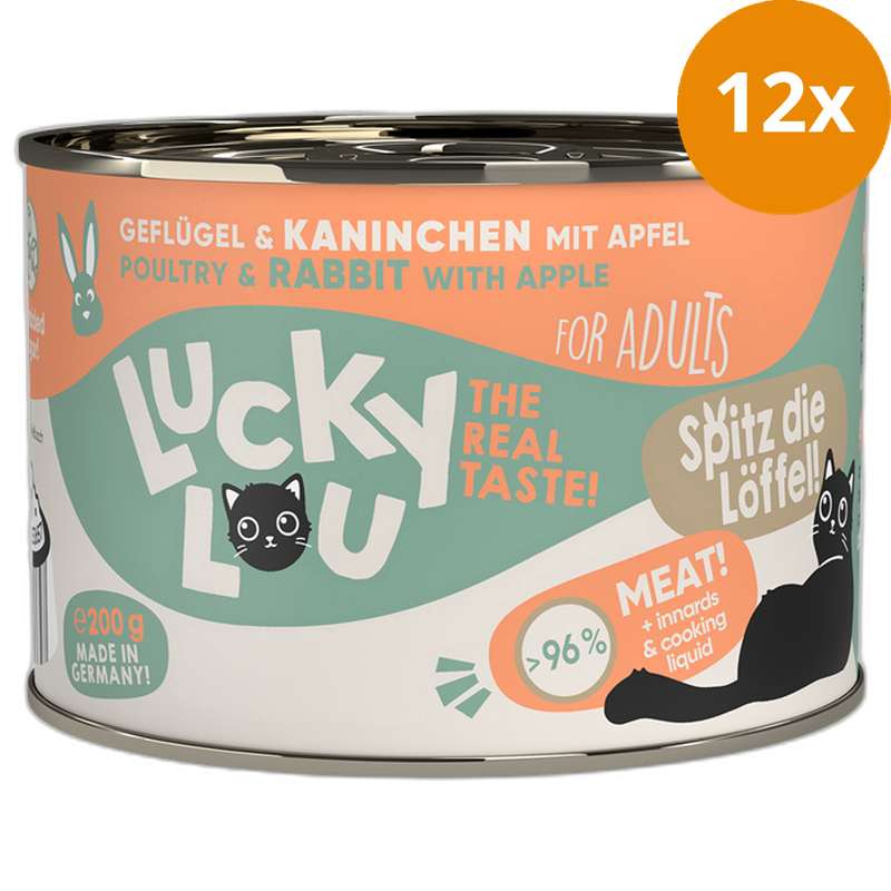 Lucky Lou Dose Lifestage Adult Geflügel + Kaninchen 200 g