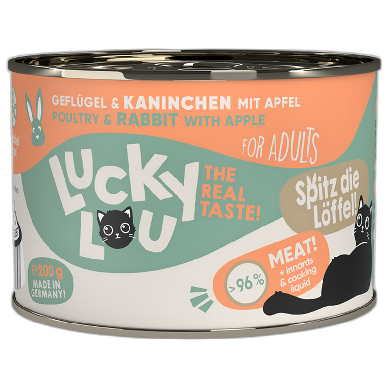 Lucky Lou Dose Lifestage Adult Geflügel + Kaninchen 200 g