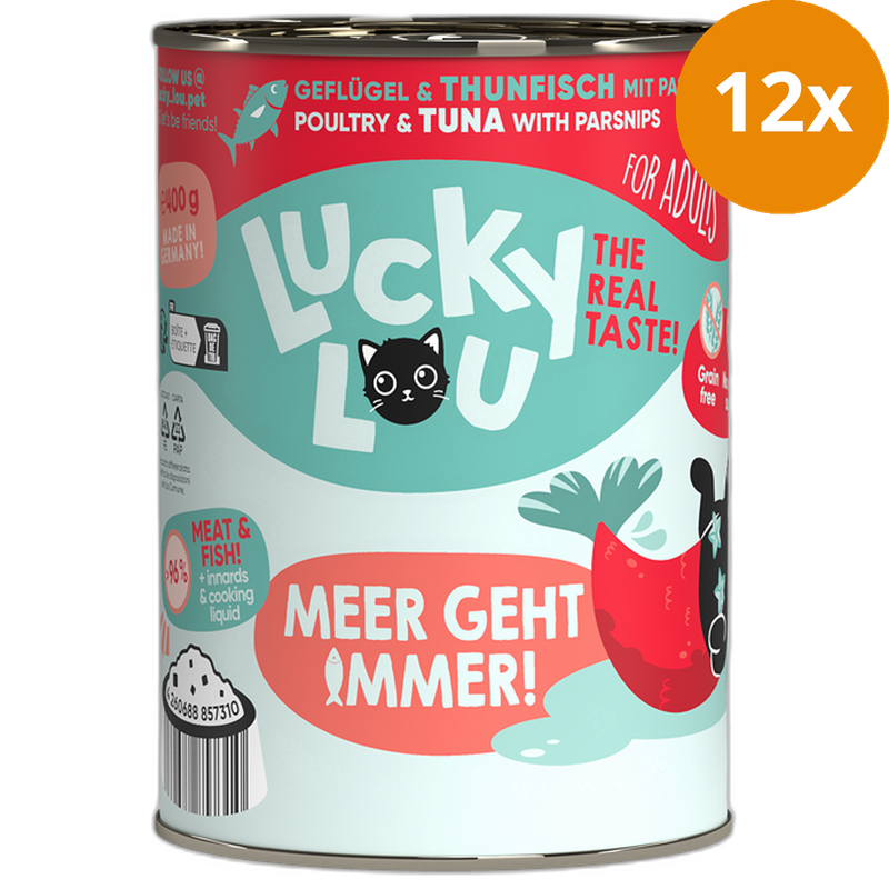 Lucky Lou Lifestage Adult Geflügel & Thunfisch 400 g