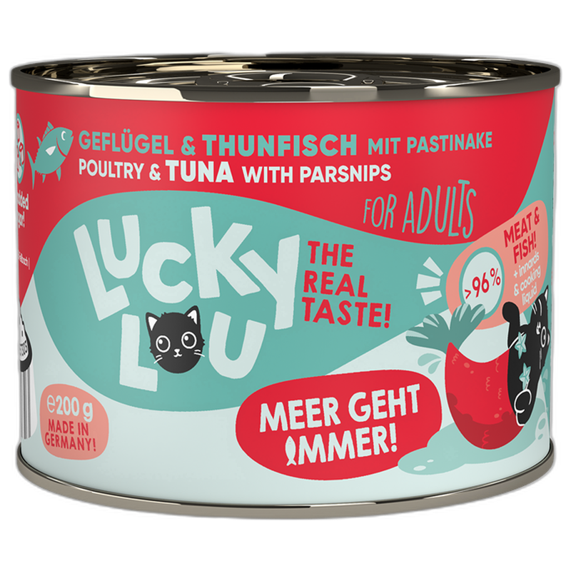 Lucky Lou Lifestage Adult Geflügel & Thunfisch 200 g