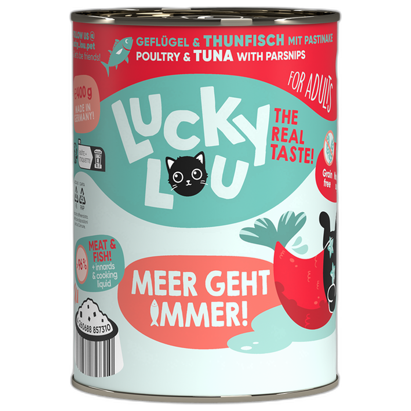 Lucky Lou Lifestage Adult Geflügel & Thunfisch 400 g
