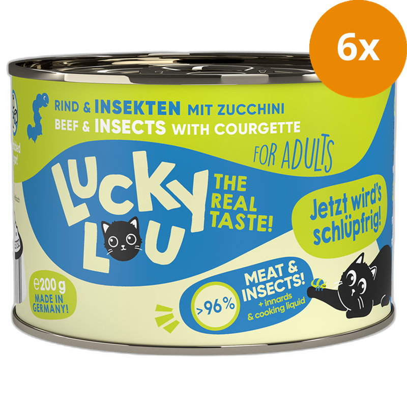 Lucky Lou Dose Lifestage Adult Rind + Insekten 200 g