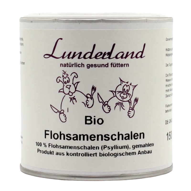Lunderland Bio-Flohsamenschalen