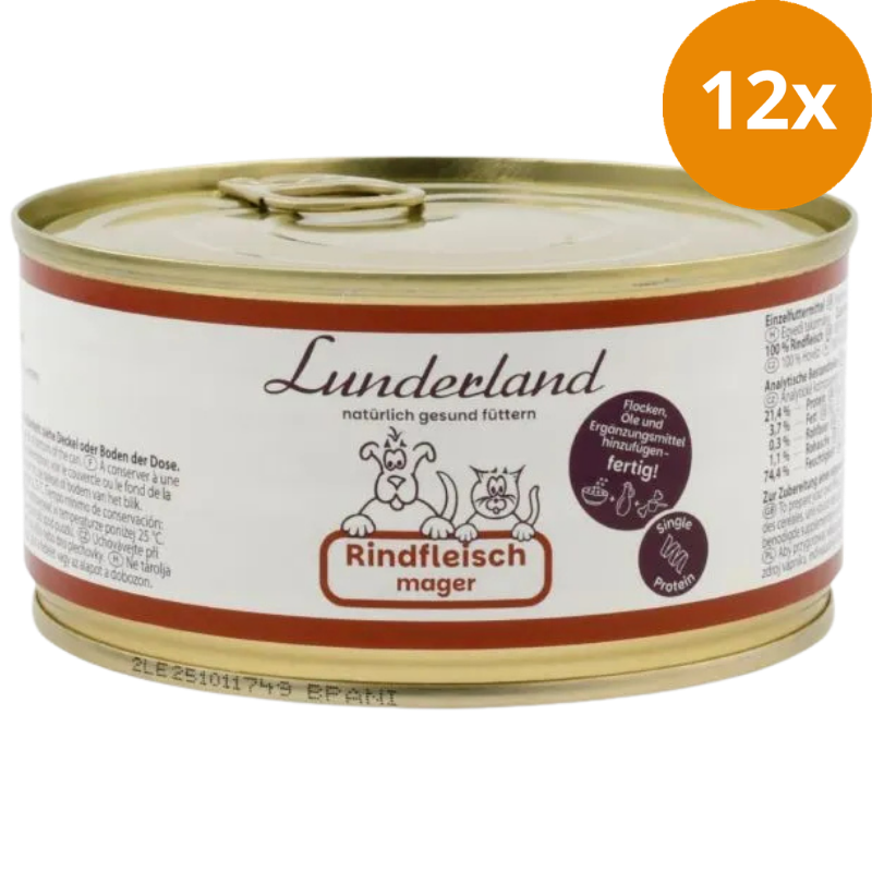 Lunderland Dose Rindfleisch mager 300 g