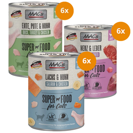 MAC's Cat Nassfutter 800 g - Mix Sparpaket