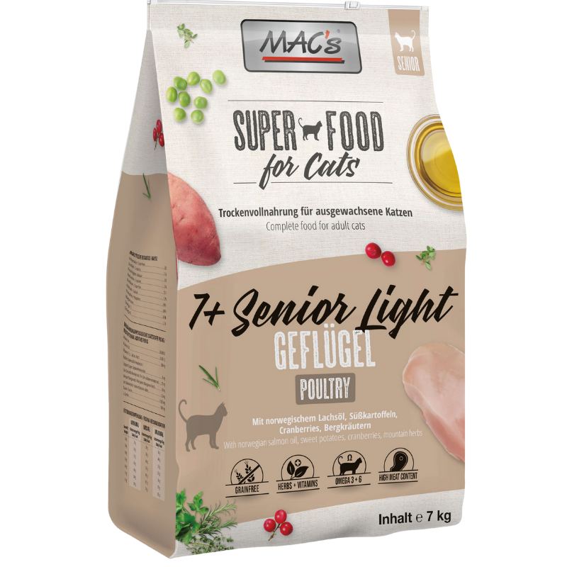 MAC's Cat Superfood 7+ Senior Light