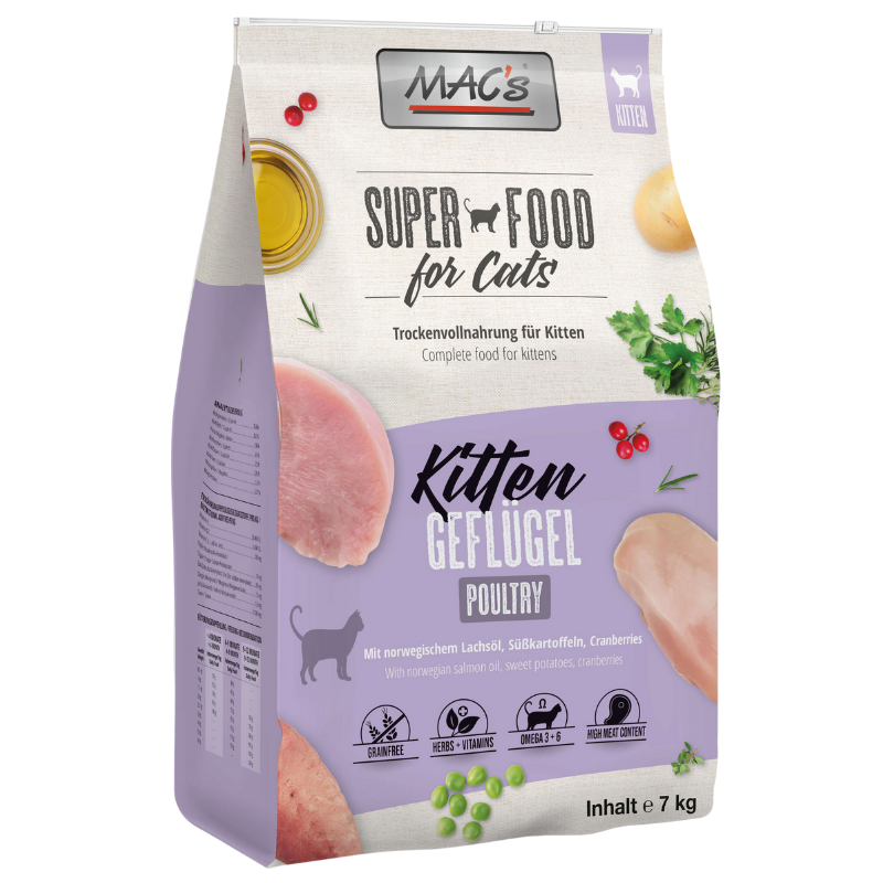 MAC's Cat Superfood Kitten Geflügel