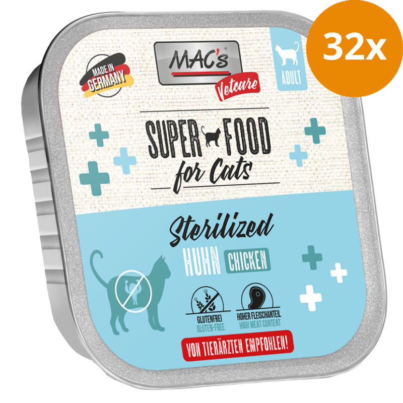 MAC's Cat Vetcare Huhn Sterilized 100 g