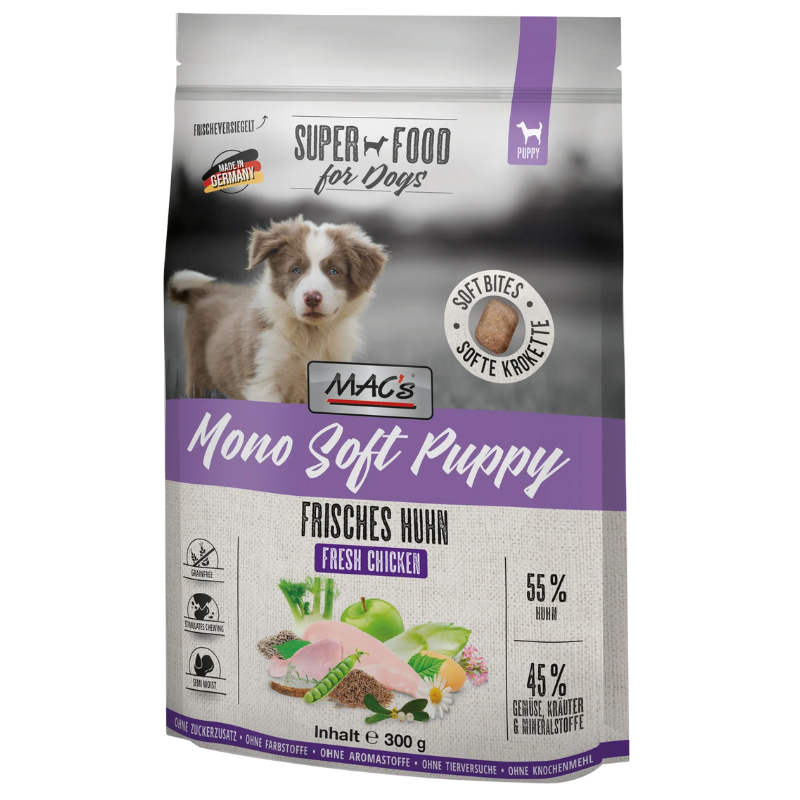 MAC's Dog Mono Soft Puppy Frisches Huhn