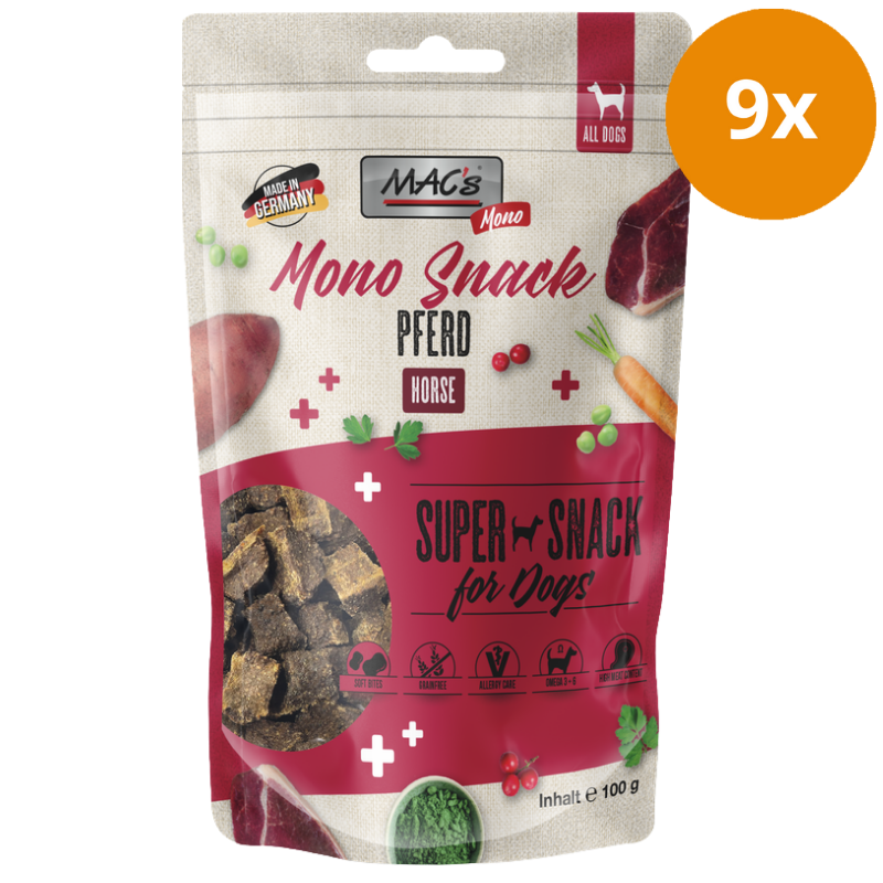 MAC's Dog Monoprotein Snack Pferd 100 g