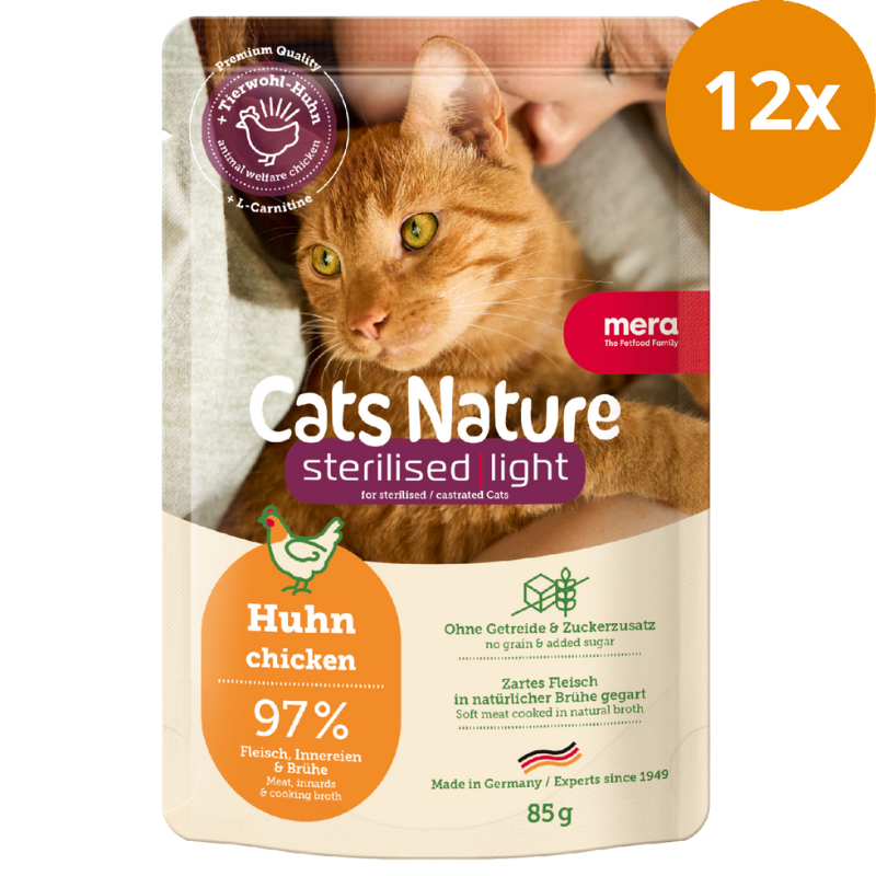 Mera Cat Nature Sterilized Adult Huhn 85 g