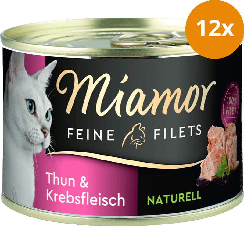 Miamor Feine Filets Naturelle Thunfisch & Krebsfleisch 156 g