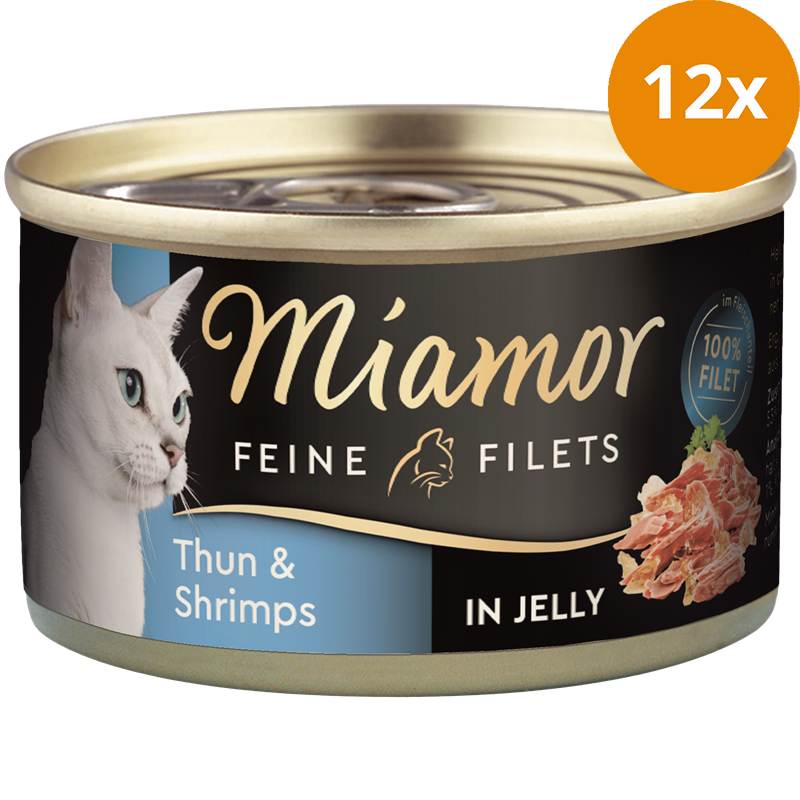 Miamor Feine Filets Thunfisch & Shrimps 185 g