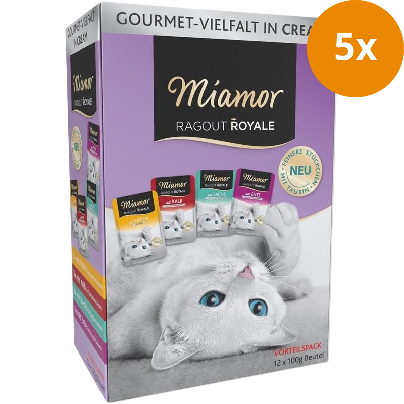 Miamor Multipack Ragout Royale Cream Vielfalt 1200 g