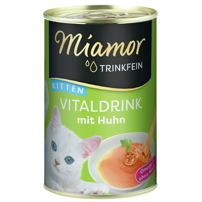 Miamor Trinkfein Vitaldrink Kitten mit Huhn 135 ml