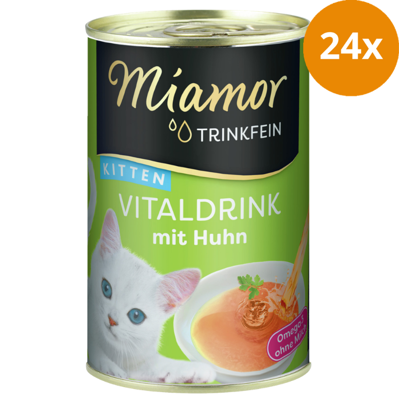 Miamor Trinkfein Vitaldrink Kitten mit Huhn 135 ml