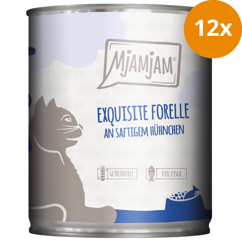 MjAMjAM Forelle an saftigem Hühnchen 800 g